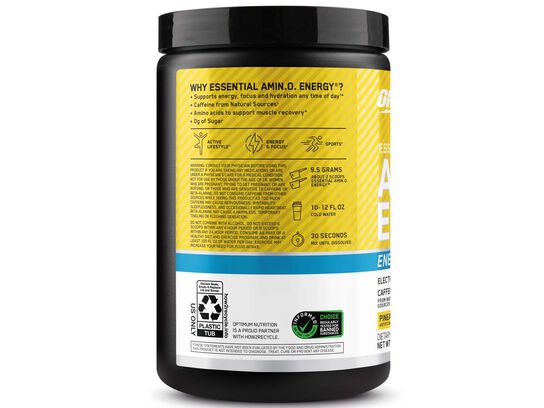 Optimum Nutrition Essential Amino Energy Plus Electrolytes (PineApple Flavour) (285g)