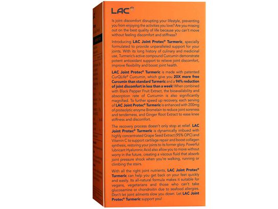LAC Joint Protec® Turmeric  30 vegetarian capsules