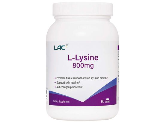 LAC L-Lysine 800 mg 90 caplets