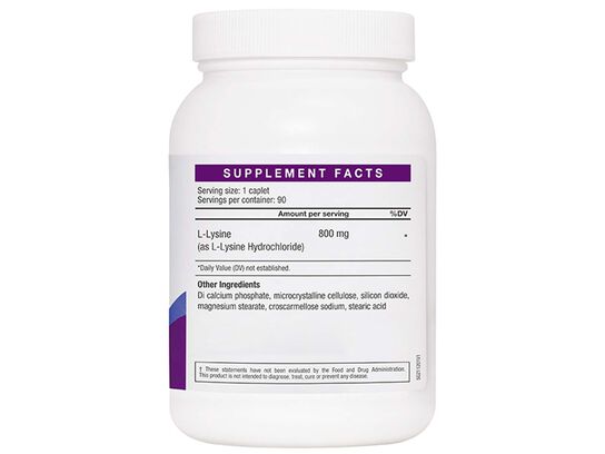 LAC L-Lysine 800 mg 90 caplets