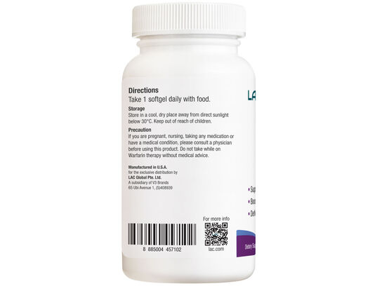  LAC WELLNESS CoQ-10 100mg (30 softgels)