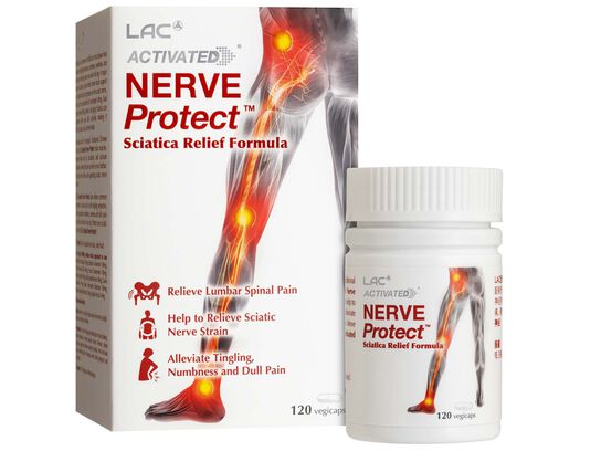 LAC Activated Nerve Protect™ - Sciatica Relief Formula 120 vegicaps