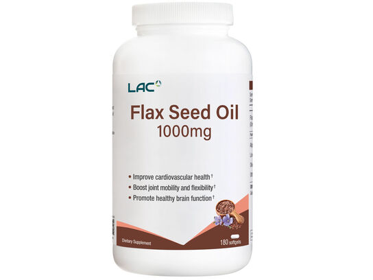 LAC Flax Seed Oil 1000mg 180 softgels