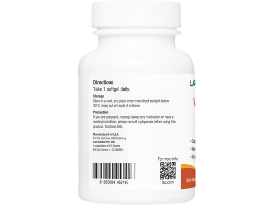 LAC Vitamin A + D 100 softgels