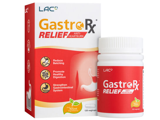  LAC GASTRORX® RELIEF ANTI-HEARTBURN (120 vegicaps)