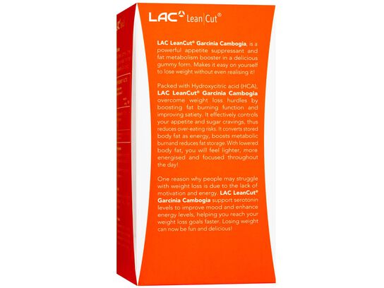 LAC LEANCUT® Garcinia Cambogia Gummies 60 gummies
