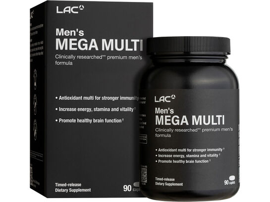  LAC Men’s Mega Multi with Vit K 90 caplets