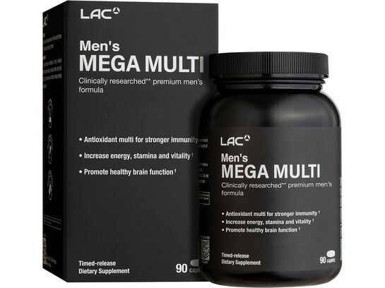 LAC Men's Mega Multi (90 caplets)