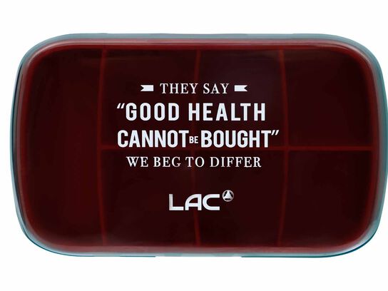 Large Pill Box (Coral Red)