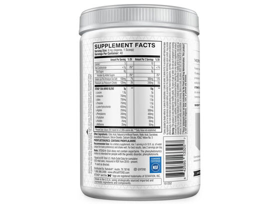 Xtend® Essential Amino Acids Zero Sugar Lemon Lime (340g)