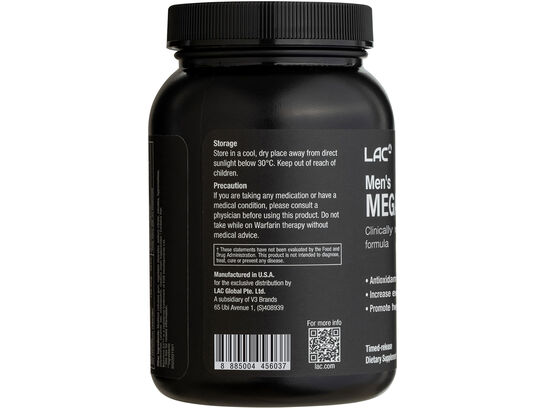  LAC Men’s Mega Multi with Vit K 90 caplets