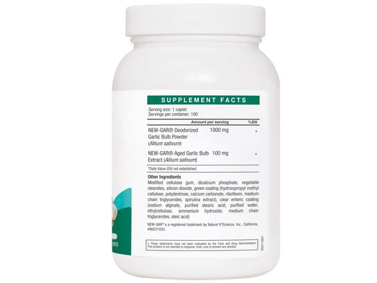 LAC Odorless Super Garlic 1100mg 100 caplets 