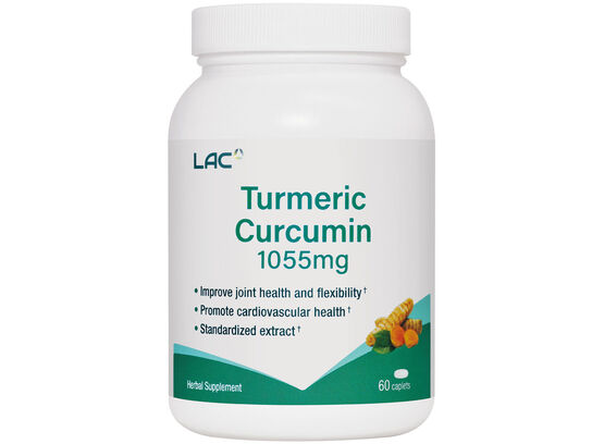 LAC Standardized TurmericCurcumin 1055mg 60 Caplets