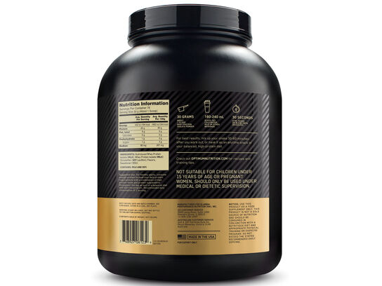 Optimum Nutrition GOLD STANDARD 100% ISOLATE RICH VANILLA FLAVOR (5.2lb)