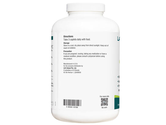 LAC FullCal® 800 - Optimal 2:1 Calcium Magnesium Formula (500 caplets)