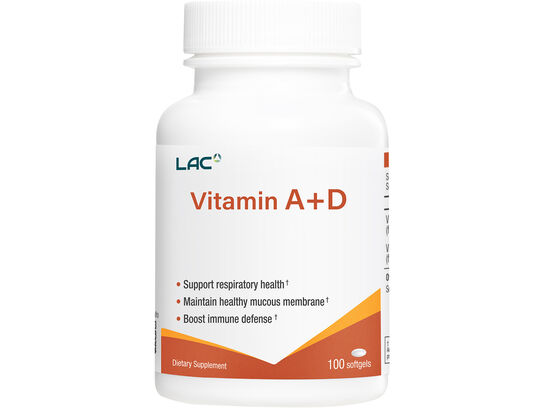 LAC Vitamin A + D 100 softgels