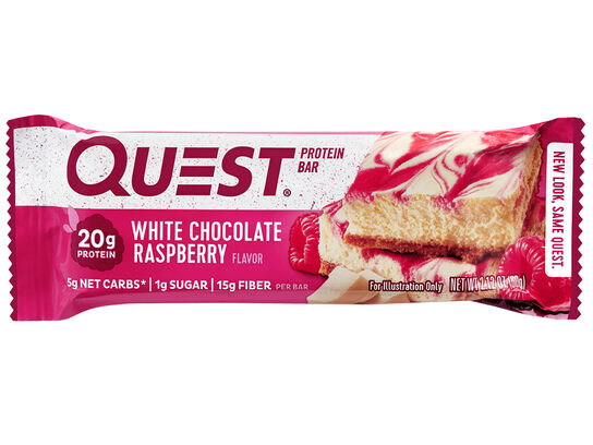 Protein Bar White Chocolate Raspberry Flavor