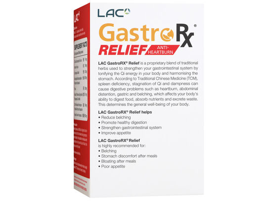  LAC GASTRORX® RELIEF ANTI-HEARTBURN (120 vegicaps)