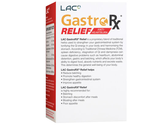 LAC GASTRORX® RELIEF ANTI-HEARTBURN (120 vegicaps)