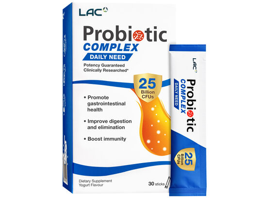 LAC Probiotic COMPLEX 25 Billion CFU 30 Powder sticks