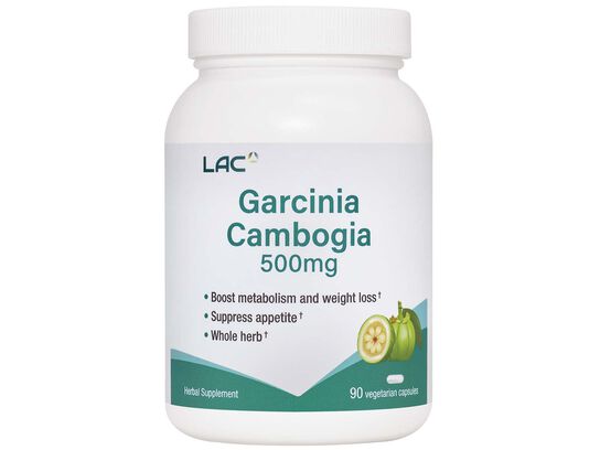 LAC Garcinia Cambogia 500mg 90 vegetarian capsules