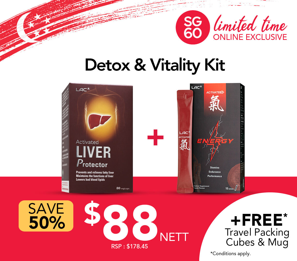 SG60 Detox & Vitality Kit | LAC Singapore