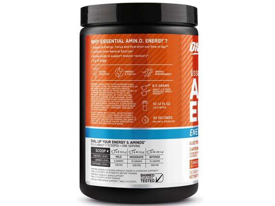 ON Essential Amino Energy Plus Electrolytes  Tangerine Wave 285g