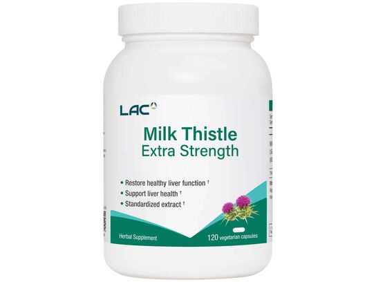  LAC Milk Thistle Extra Strength (120 vegetarian capsules)