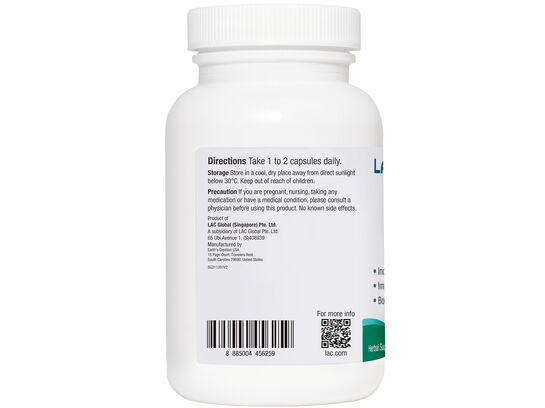 LAC Triple Ginseng Root 90 vegetarian capsules