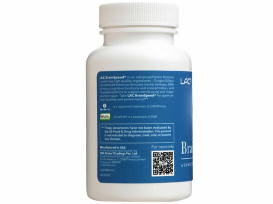 LAC BRAIN BrainSpeed® - Advanced Brain Formula (60 tablets)