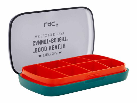 Large Pill Box (Coral Red)
