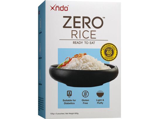  XNDO® Zero™ Rice (120g x 5 Pouches)