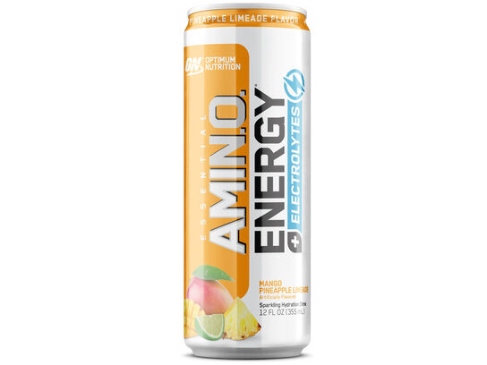 ON Essential Amino Energy + Electrolytes Sparkling Drink Mango Flavour (12fl oz, 355ml)