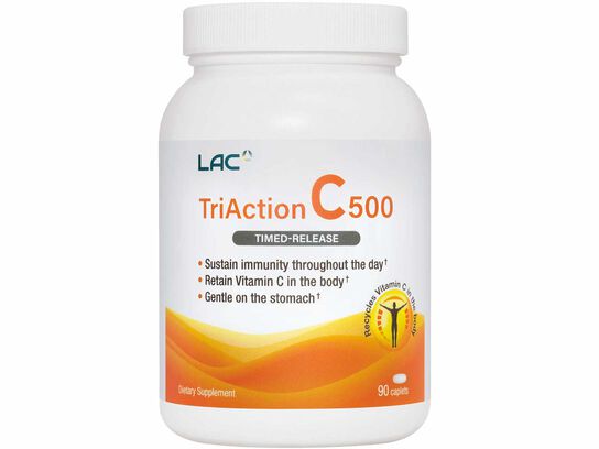  LAC TRIPLE C TriAction C500 TIMED-RELEASE (90 caplets)