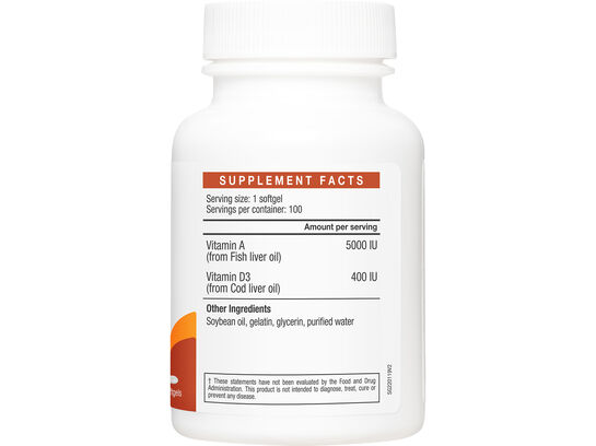 LAC Vitamin A + D 100 softgels