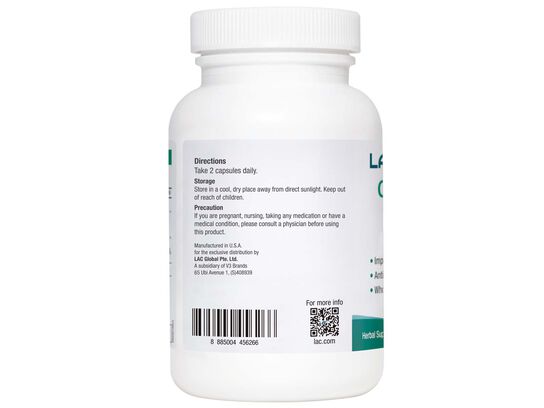 LAC Cranberry with D-Mannose 500mg 60 vegetarian capsules