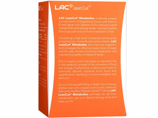LAC LeanCut Metabolise 90 softgels