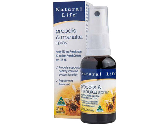  NATURAL LIFE™ Propolis & Manuka Spray Oral Liquid (3oml)