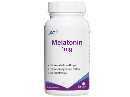 LAC Melatonin 1mg  120 tablets
