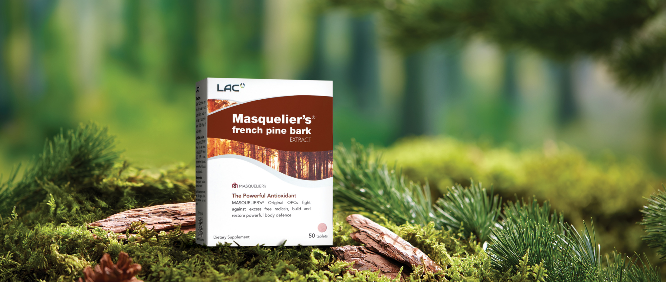 LAC MASQUELIER’S® 
French Pine Bark Extrac