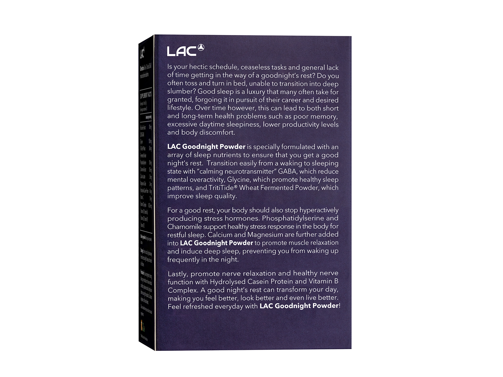 LAC SLEEP Goodnight - zzZZ Formula (3g x 30sticks)