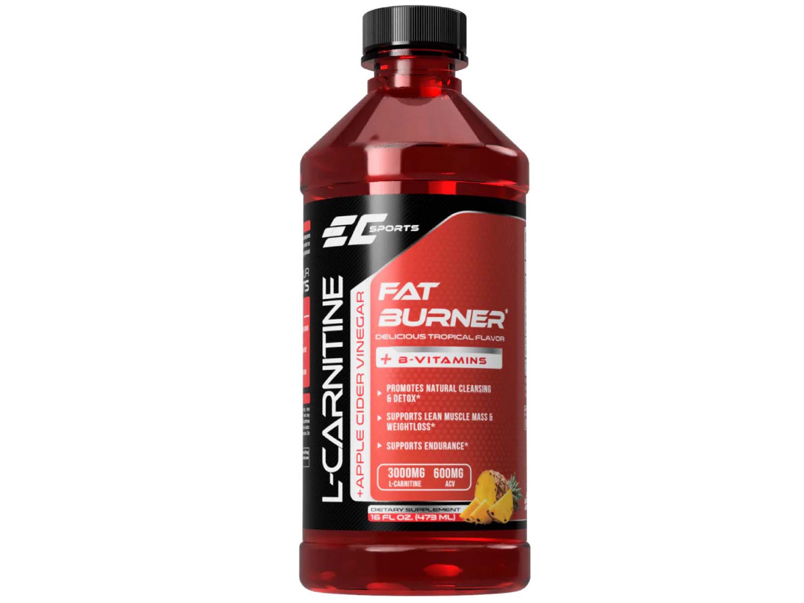 EC Sports L-Carnitine + Apple Cider Vinegar 473ml 