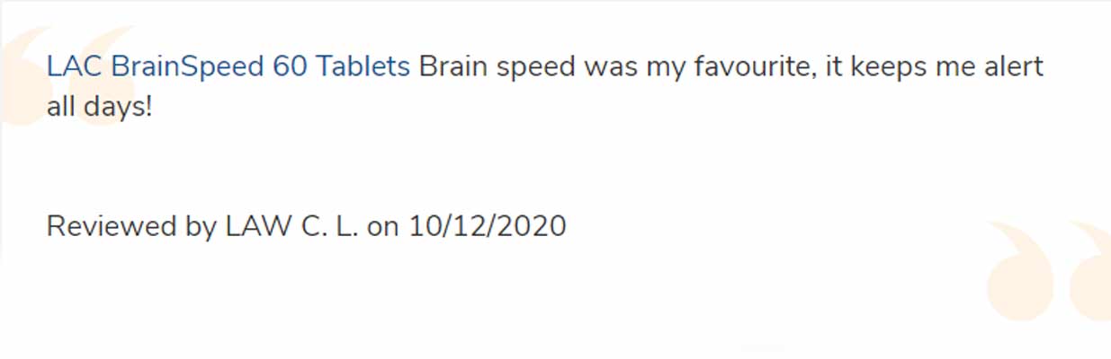 LAC Brain Speed Review